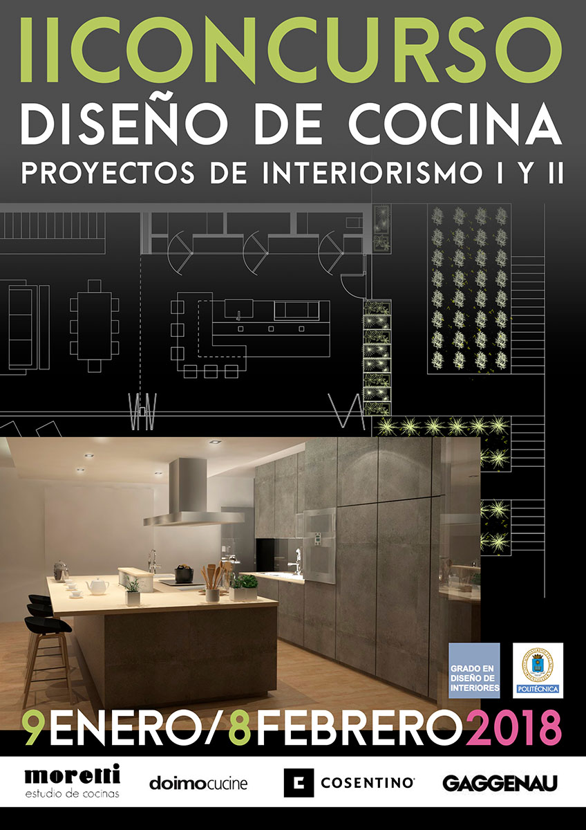 II Concurso diseño de cocina – Proyectos de Interiorismo I y II